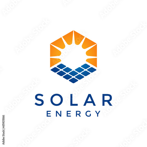 Solar Energy, Solar Logo Vector template designs