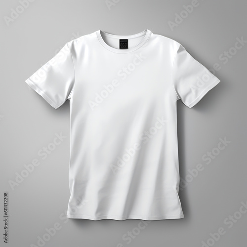 Check out this stylish t-shirt mock-up that's sure to turn heads! Get a sneak peek of the latest fashion trends and imagine yourself rocking this cool and versatile t-shirt design. 