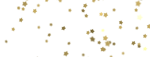 Christmas Star Shower: Captivating 3D Illustration of Falling Stars for the Holidays