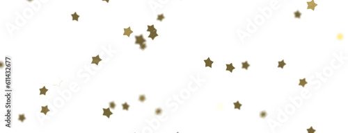 Christmas Star Shower: Captivating 3D Illustration of Falling Stars for the Holidays