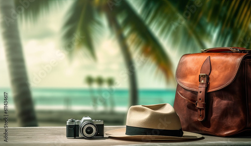 Vacation on the beach, Travel concept