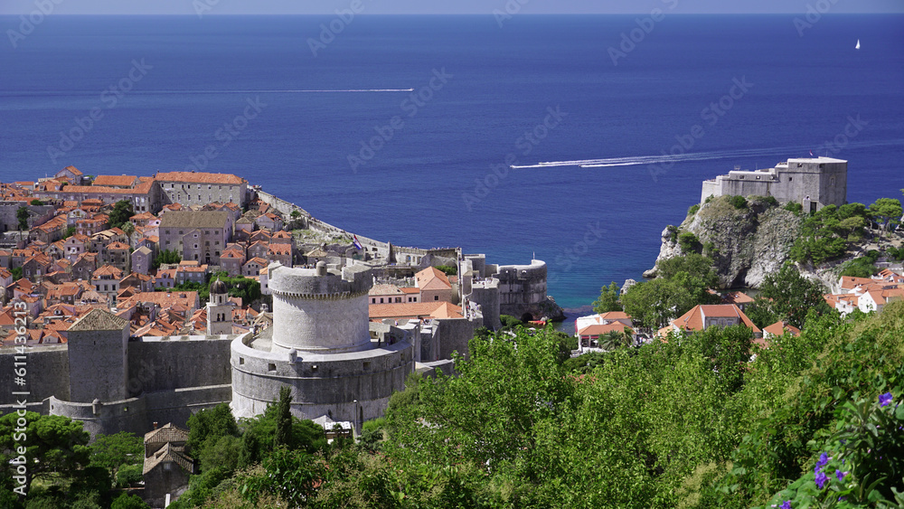 Dubrovnik on a summer sunny day
