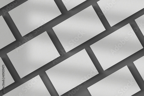 Modern business card mockup template with clipping path. Mock-up design for presentation branding, corporate identity, advertising, personal, stationery, graphic designers presentations. 3d Rendering.