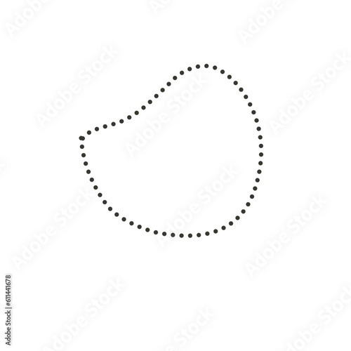 Εκτύπωση καμβά Blob shape