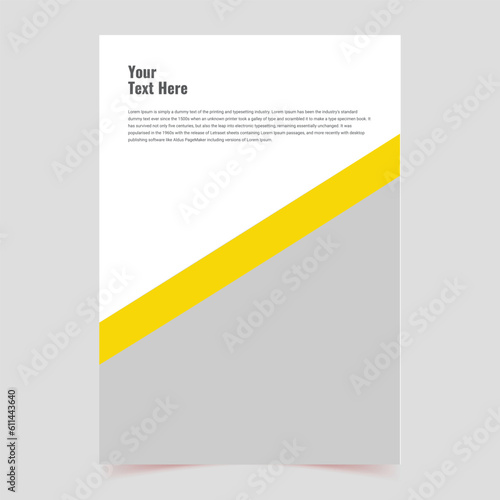 brochure, template, clean brochure template with minimalist concept and modern style use for business proposal and annual report, cover, banner, book cover, medica, vector