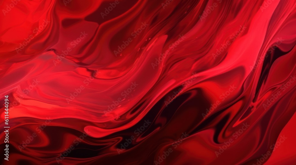 Obraz premium red satin background HD 8K wallpaper Stock Photographic Image