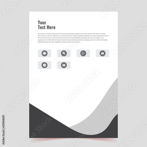brochure, template,  medica, clean brochure template with minimalist concept and modern style use for business proposal and annual report, flyer design, cover, banner, book cover, vector