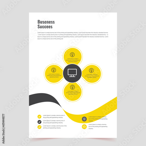 brochure, template, medica, clean brochure template with minimalist concept and modern style use for business proposal and annual report, flyer design, vector, cover, banner, book cover