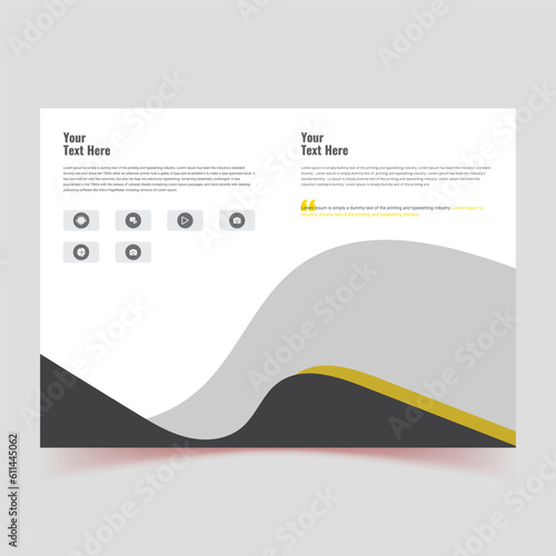 brochure, template, medica, vector, banner, clean brochure template with minimalist concept and modern style use for business proposal and annual report, book cover, cover, flyer design.