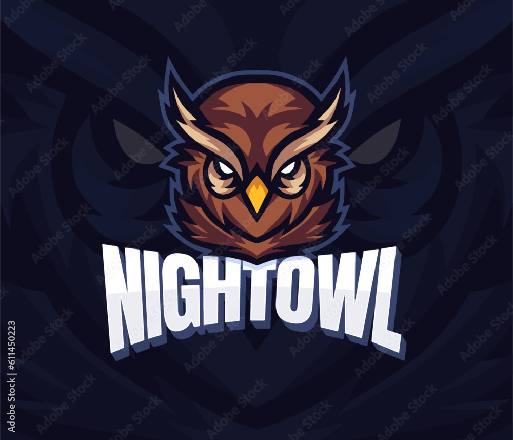 Night Owl Vector Art, Illustration, Icon and Graphic