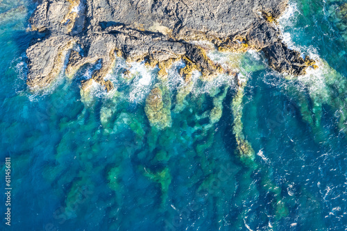 La Fajana, La Palma in the Canary Islands - Volcanic coastline of the beautiful Island of la Palma in the Canaries, Spain photo