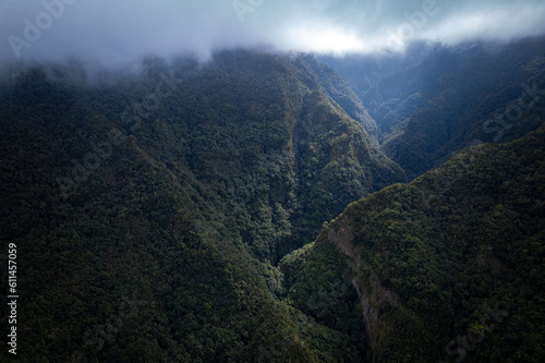 Wallpaper Mural Aerial view above the lush rainforest of northern La Palma in the Canary Islands Torontodigital.ca