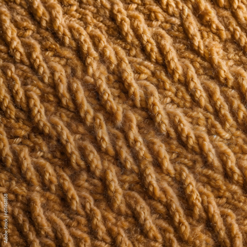 close up of knitted wool