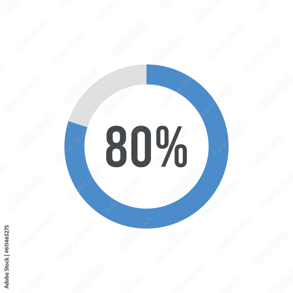 Circle Diagram Pie Charts Infographic Elements. Loading Progress Vector illustration Circle Diagram Pie Charts Infographic Elements. Loading Progress Vector illustration