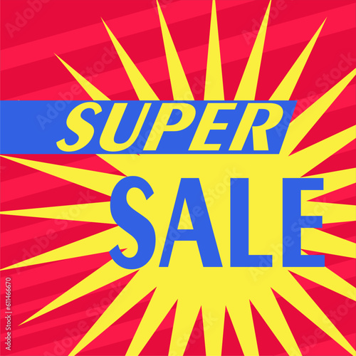 Wallpaper Mural vector illustration super sale banner  Torontodigital.ca