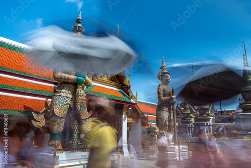 Giant at Temple of the Emerald Buddha - Wat Phra Si Rattana Satsadaram (Wat Phra Kaew) Bangkok. © Piak