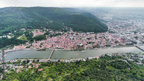 Photography Luftaufnahme Heidelberg Altstadt mit Schloss