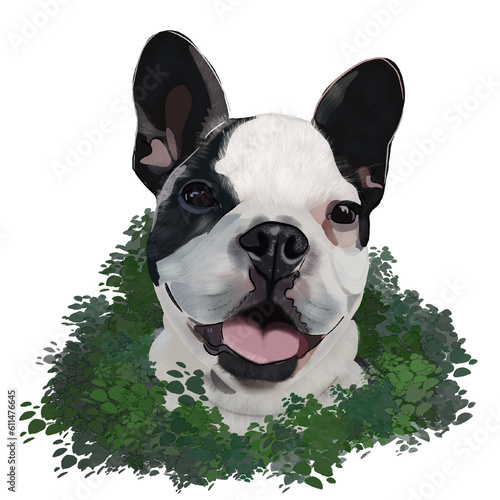 Charm Unleashed: The Whimsical World of the Furry French Bulldog Pup