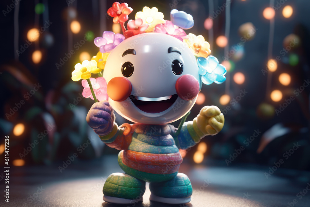 funny toy electricity lamp, lamp night light generative ai