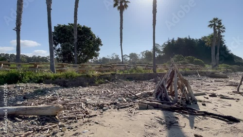 Scenic Goleta coast, near Santa Barbara, Southern California photo