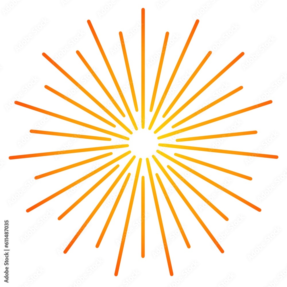 Abstract orange design on white background Abstract orange design on white background