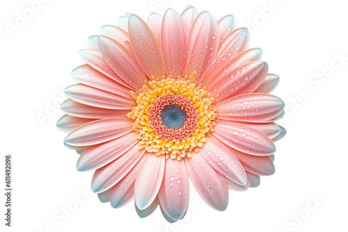 Gerbera Flower Tropical Garden Nature on White background  HD