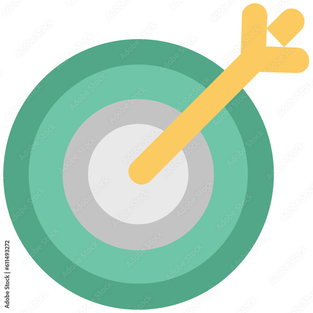 Easy to use icon of archery Easy to use icon of archery