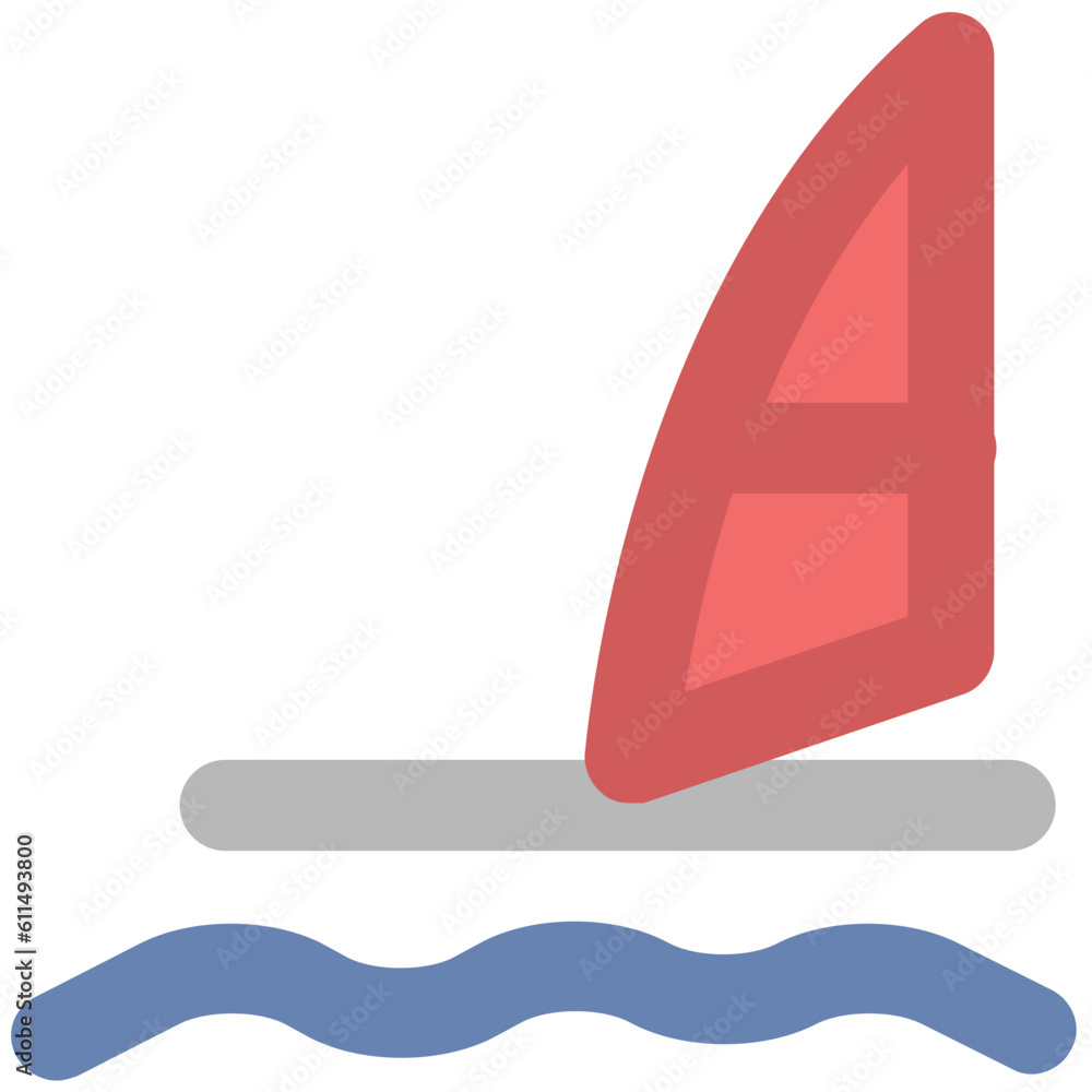 Dubai landmark, icon design of burj al arab 