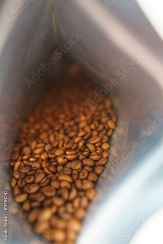 coffe beans in a bag