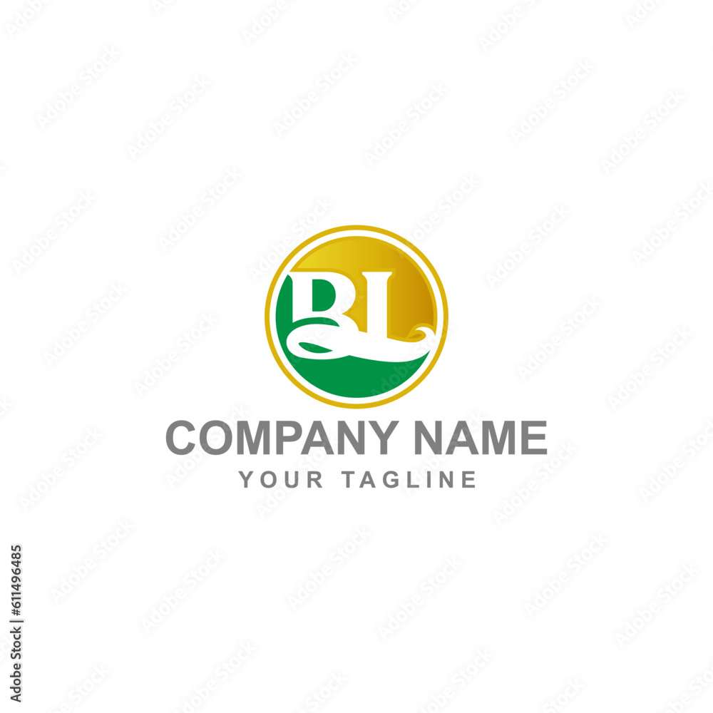 BL Latter Logo Template vector Abstract Monogram Symbol. BL Latter Logo Template vector Abstract Monogram Symbol.