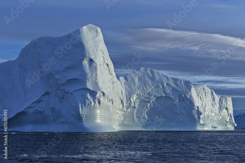 Huge iceberg sits aground in the Disco bay in Greenland © Katrin