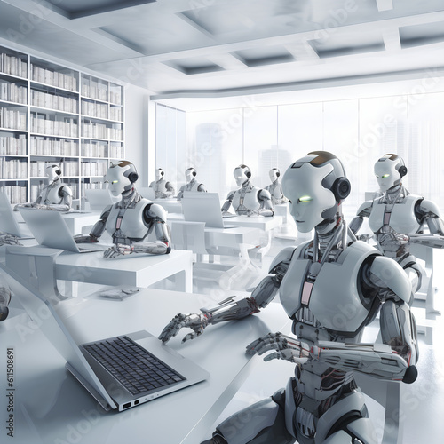 Efficient Automata  Humanoid Robots Revolutionize Office Administration