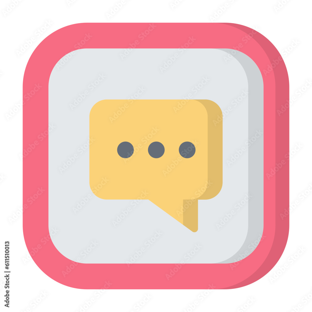 Chatting Flat Icon Chatting Flat Icon