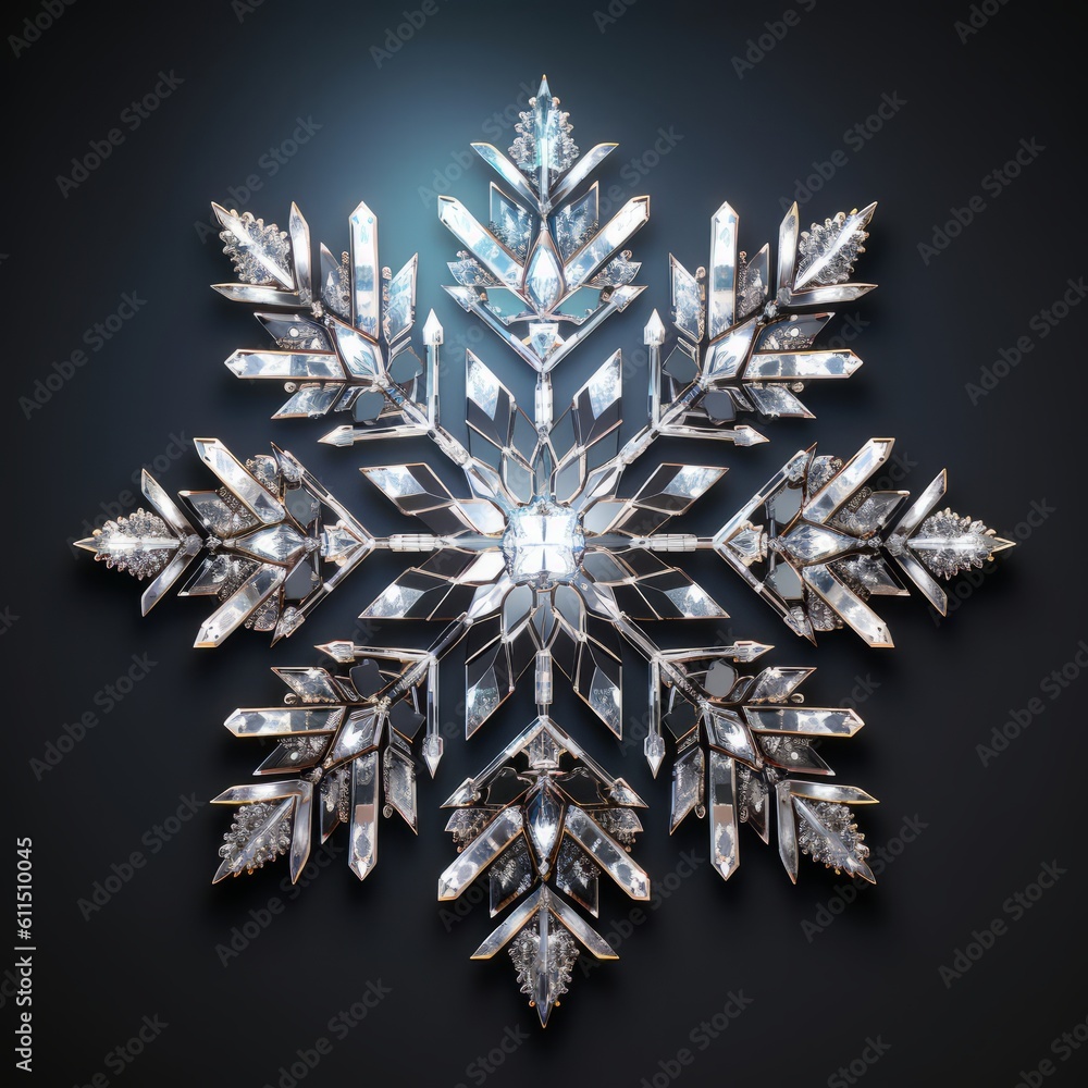 Digital Illustration of a Beautiful Delicate Snowflake Made from Gemstones, Isolated on Black, generative Ai
Digital Illustration of a Beautiful Delicate Snowflake Made from Gemstones, Isolated on Black, generative Ai
