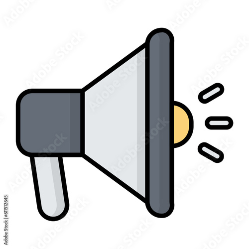 Brand Mention Line Color Icon