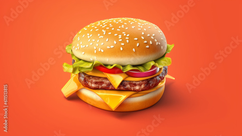 Burger  Cheese  Tomato  Sandwich  Bread  Pickles  Sesame  Generative AI
