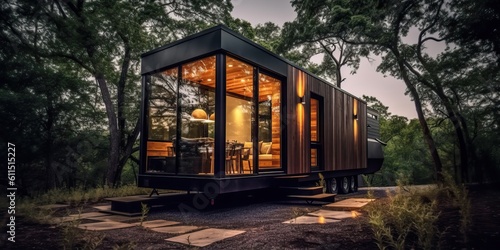 Tiny house with amazing des...