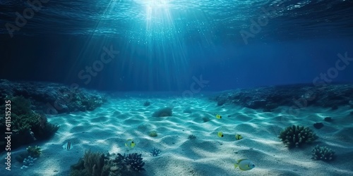 underwater ocean landscape,...
