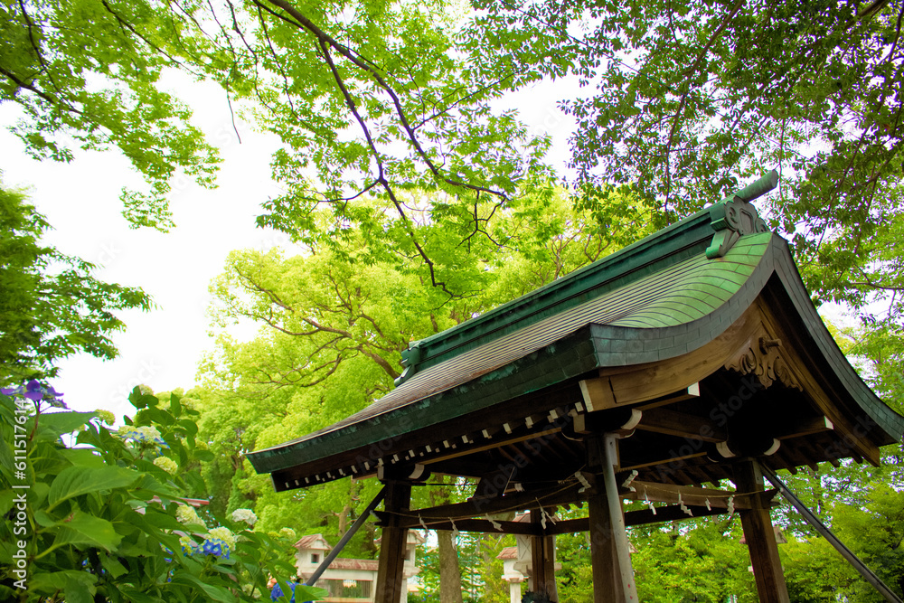 [愛知県]一宮市の御裳神社の手水舎