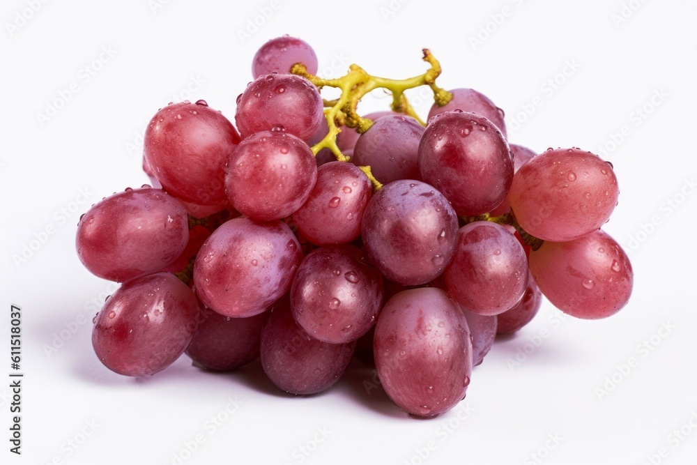 Appetizing delicious grapes. The concept of proper nutrition and vitamins in the crop. AI generated, human enhanced.