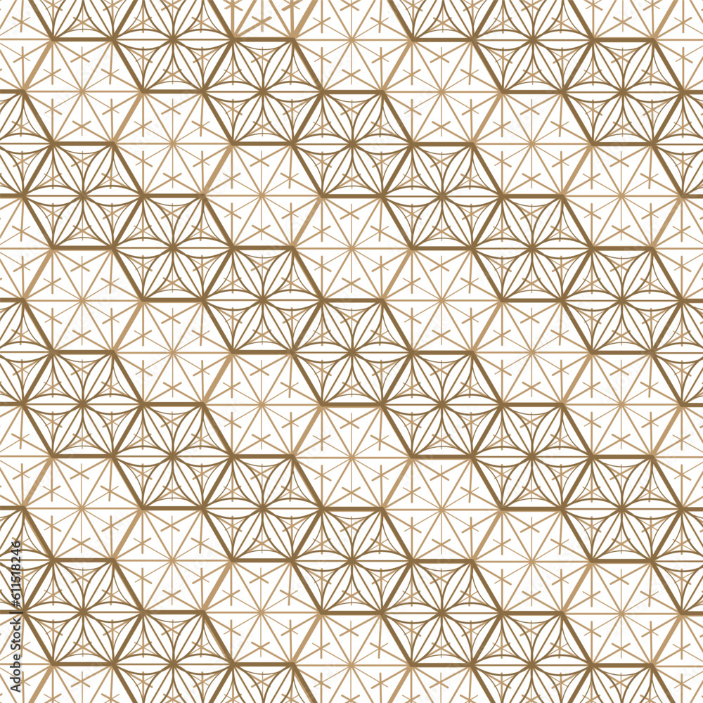 Japanese seamless pattern with geometric pattern vector. Asian background with oriental decoration in vintage style Japanese seamless pattern with geometric pattern vector. Asian background with oriental decoration in vintage style