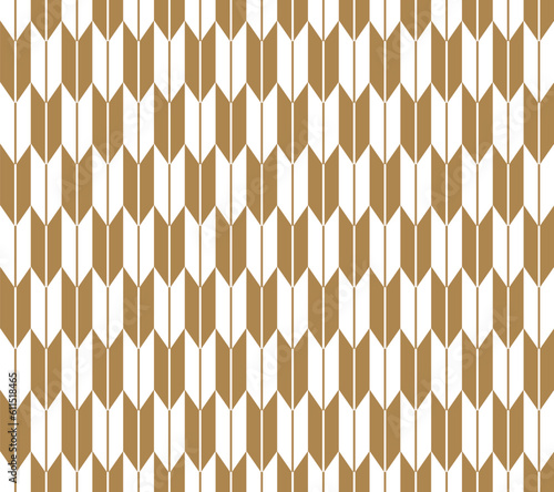 Japanese seamless pattern vector. Gold geometric background.