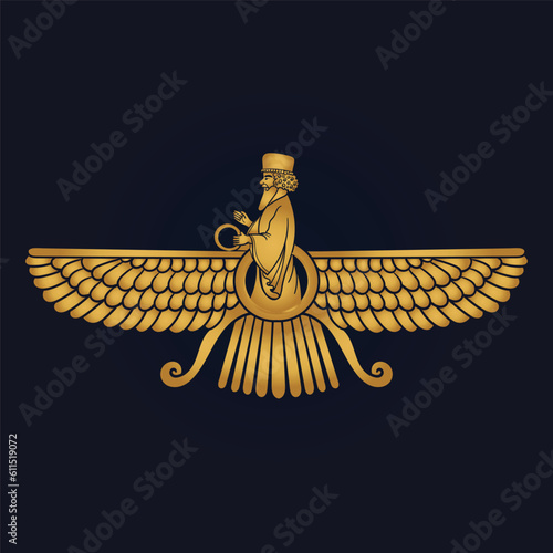 Ahura Mazda Zoroastrian benevolent God Of Truth, Iranian religion	
