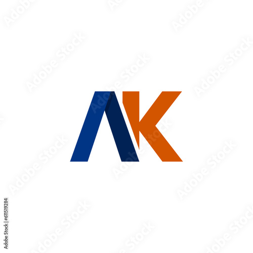 Free Download letter AK logo for business - GFXLoad