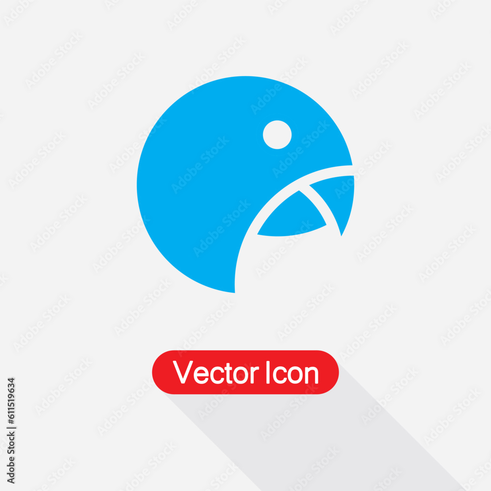 Parrot Icon Vector Illustration Esp10