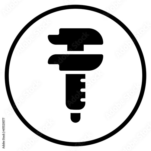 vernier glyph icon