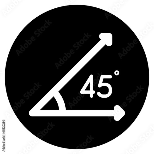 angle glyph icon