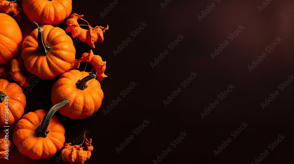 Perfect Concept Design background for Halloween sale banner with bunch of orange pumpkins Perfect Concept Design background for Halloween sale banner with bunch of orange pumpkins
