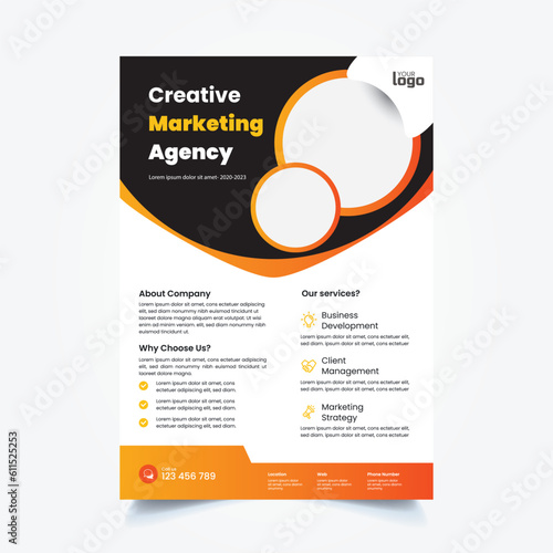 Modern Business Flyer for Print and marketing 