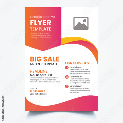 Modern Business Flyer for Print and marketing 